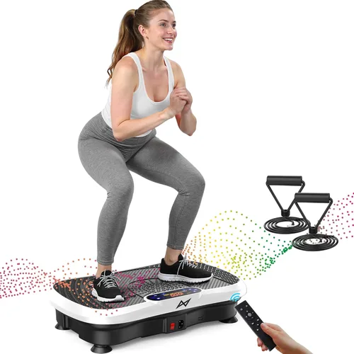 Miniatura 12 de AXV Vibration Plate Fitness Platform Exercise Machine Vibrating Shaking Full Body Shaker Workout Vibrate Stand Shake Board Sport for Weight Loss Fat