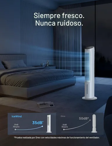Miniatura 6 de DREO Ventilador de aire acondicionado portátil, ventiladores de pie de 40 pulgadas que soplan aire frío, aire acondicionado portátil, enfriador