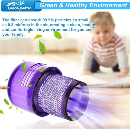 Miniatura 7 de Leadaybetter Filtro de repuesto compatible con Dyson V11 V15 SV14 SV15 SV15 SV17 SV28 Animal Extra Torque Drive Complete, SV22 SV47 Detect Submarine