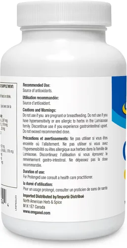 Miniatura 5 de NORTH AMERICAN HERB & SPICE OregaMax - 90 cápsulas vegi - Apoyo digestivo e inmunológico saludable - Suplemento de aceite de orégano P73 con ajo