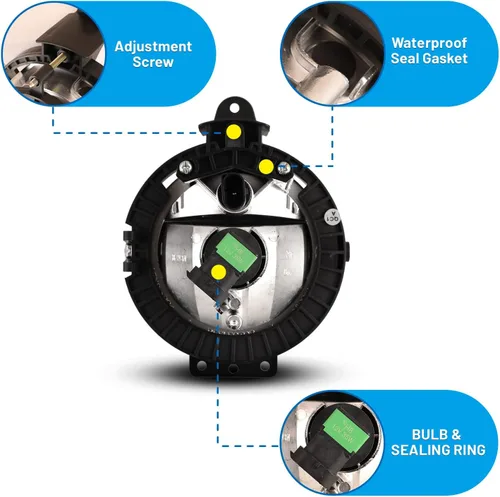 Miniatura 5 de Luces antiniebla compatibles con Mini Cooper 2007-2015 Conjunto de lámparas de repuesto para pasajeros
