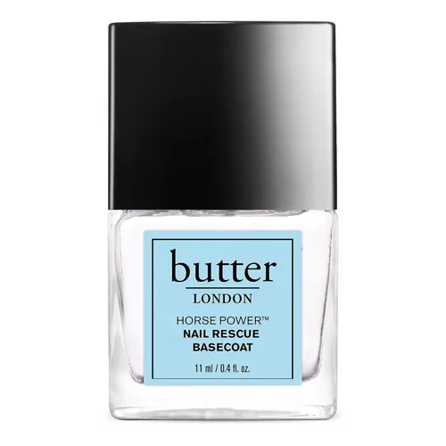 butter LONDON Base Coat Nail Polish, Horse Power - Nail Rescue Basecoat Helps Restore & Repair Damaged Nails - Nail Strengthener Helps Nail Growth &