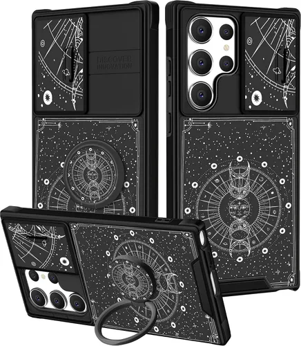 Miniatura 76 de Funda 2 en 1 para Samsung Galaxy Note 10 Plus con diseño de calavera para teléfono con diseño de esqueleto para yoga, fantasma, horror, con cubierta