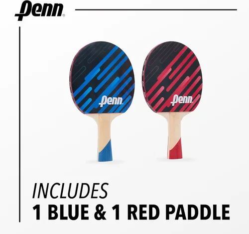 Miniatura 2 de Penn Juego de paletas de tenis de mesa para 2 jugadores, 2 paletas 3.0, 3 pelotas y bolsa de almacenamiento, raquetas de ping pong con respaldo
