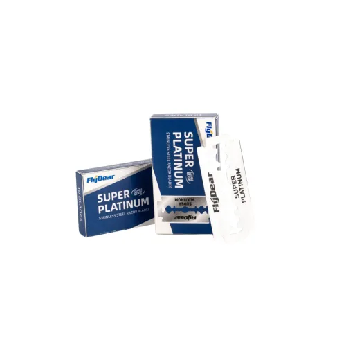Miniatura 5 de 100 cuchillas de afeitar de doble filo, cuchillas de afeitar de seguridad para hombre para afeitar, cuchillas de afeitar dobles de acero inoxidable