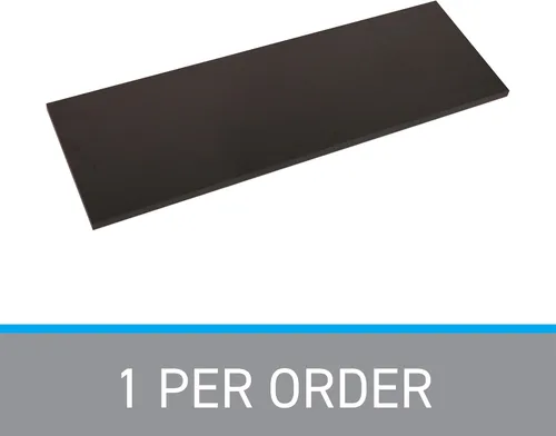 Miniatura 5 de SSWBasics Tablero de estante de melamina negra laminada, 36 pulgadas de largo x 12 pulgadas de ancho, estantes de repuesto duraderos y elegantes