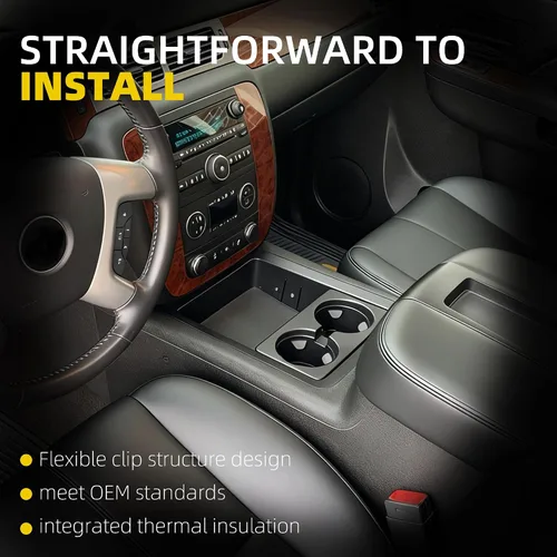 Miniatura 4 de Dasbecan - Portavasos para consola central delantera, reemplazo compatible con Chevrolet Avalanche 2007-2013 Silverado Suburban Tahoe GMC Sierra