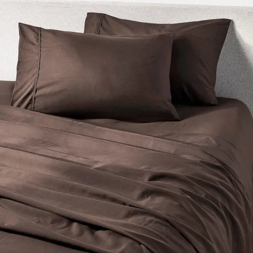 Miniatura 42 de PeachSkinSheets Juego de sábanas de berenjena, nivel de suavidad de 1500 hilos, sábanas refrescantes extra suaves para personas que duermen