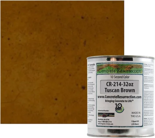 Miniatura 6 de Tinte profesional para hormigón de secado rápido, fácil de usar. Tinte de acetona Concrete Resurrection de diez segundos de color, 32 onzas