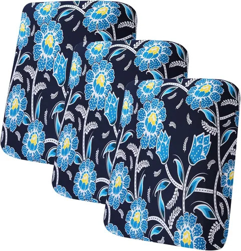 Miniatura 152 de hyha Fundas de cojín estampadas para sofá al aire libre, fundas florales lavables para muebles de patio, exteriores, funda de repuesto para asiento