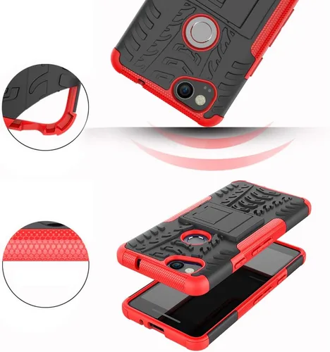 Miniatura 6 de Funda de teléfono para Google Pixel 2 con protector de pantalla y soporte, resistente, híbrida, resistente, accesorios de celda protectora Pixel2