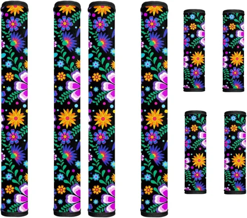 Miniatura 34 de America250 - Juego de 8 fundas antideslizantes para manijas de puerta de refrigerador, 4 de julio de 2026, protectores para nevera, horno, mantener