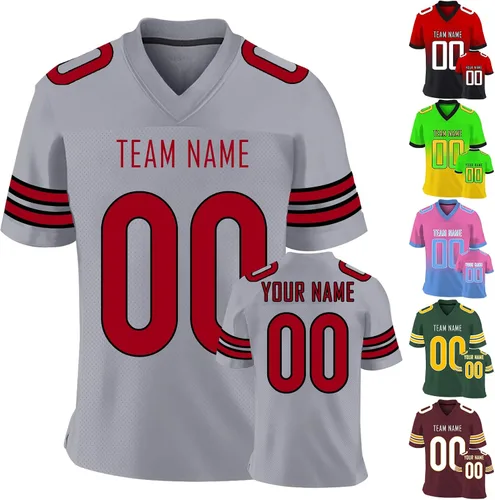 Camisetas de fútbol personalizadas para hombres y mujeres, personalizadas, con nombre del equipo, camisetas deportivas personalizadas, regalos de