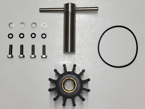 Miniatura 2 de SCP-21700445 Kit de impulsor roscado con bomba de agua de mar con extractor reemplaza a Volvo Penta 21700445