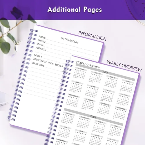 Miniatura 4 de Registros de cheques para chequera personal, libro de registro de cheques grande de doble espiral, planificador de presupuesto con registro