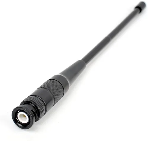 Miniatura 7 de Antena BNC HYS-701N de doble banda VHF/UHF 2M 70CM Antena para ICOM IC-A14 IC-V8 Vertex HX300 HX320 Kenwood TK100 TK200 Radio de mano (3 unidades)