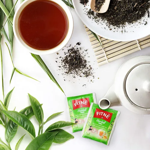 Miniatura 4 de FITNÈ Té verde a base de hierbas miel limón con infusión de Garcinia Senna suave desintoxicación limpia alto antioxidante sin calorías edulcorante