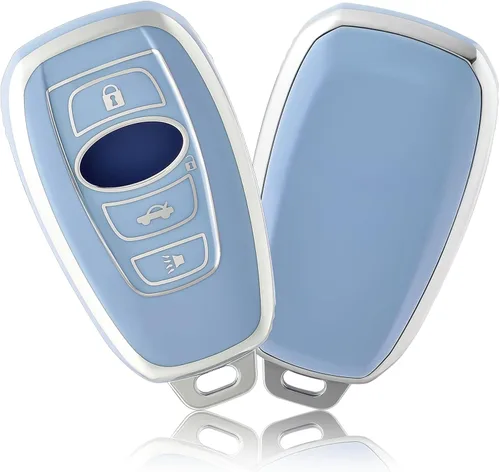 OFFCURVE Key Fob Cover for Subaru, Soft TPU Car Key Protective Case Cover for Subaru CrossTrek Ascent Forester Outback WRX Ascent BRZ Impreza Legacy