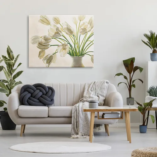 Miniatura 33 de Stupell Industries Lienzo decorativo para pared con diseño de pájaros y prado, diseño floral de Nan, 20 x 16 pulgadas