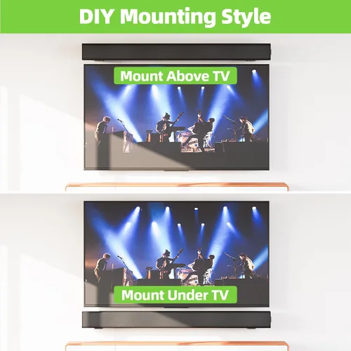 Miniatura 7 de USX MOUNT Soporte para barra de sonido para Samsung, Sony, LG, Vizio, Bose, Onn y más - Soporte universal para barra de sonido debajo de la TV