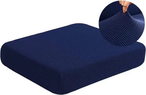Miniatura 11 de Funda de cojín elástica de elastano para 1 plaza, funda de cojín impermeable para sofá, funda de cojín de repuesto suave y flexible, funda elástica