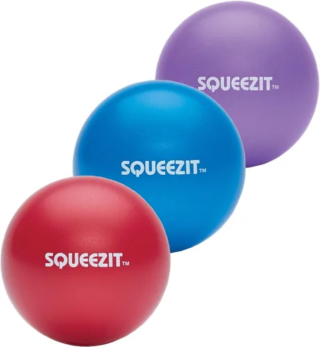 Miniatura 2 de Unique Sports Pelotas Squeeze-It para terapia de codo de tenis - 3 niveles de resistencia rojo