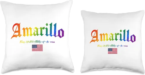 Miniatura 3 de Amarillo Gothic Design Lgbtqai+ rainbow Version Throw Pillow
