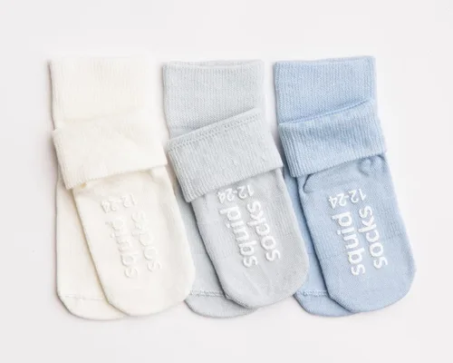 Miniatura 17 de squid socks Calcetines de viscosa de bambú 0-6M, 6-12M, 12-24M y 2T-3T Calcetines que se mantienen puestos