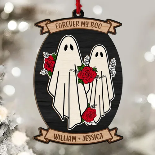 Miniatura 2 de Adorno personalizado de cerámica para parejas, adornos personalizados, regalo romántico de boda, regalo romántico para parejas, regalos de despedida