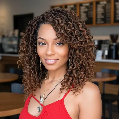 Miniatura 44 de Fulcrum Goddess Locs Cabello de Ganchillo de 10 Pulgadas, 8 Paquetes Nuevo Locs Sintéticos de Ganchillo para Mujeres Negras, Locs de Ganchillo