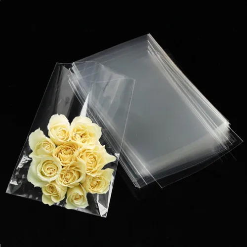 Miniatura 3 de FgfAk 100 bolsas de celofán transparente de 4 x 6 pulgadas para envolver regalos, embalaje de dulces, postres, panadería, galletas