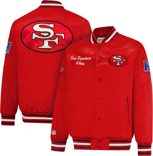 Miniatura 12 de Ultra Game Chaqueta de satén oficial de la NFL Supreme Heritage para hombre