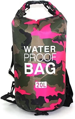 Miniatura 8 de Bolsa seca impermeable de PVC – Bolsa de almacenamiento seca ligera con tapa enrollable – Múltiples opciones