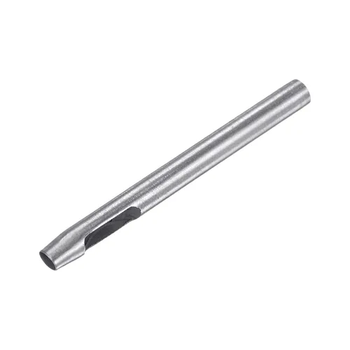 Miniatura 3 de HARFINGTON Perforadora de agujero ovalada de 0.197x0.276 in de cuero hueco cortador troquelado para banda de reloj de correa de trabajo de artesanía