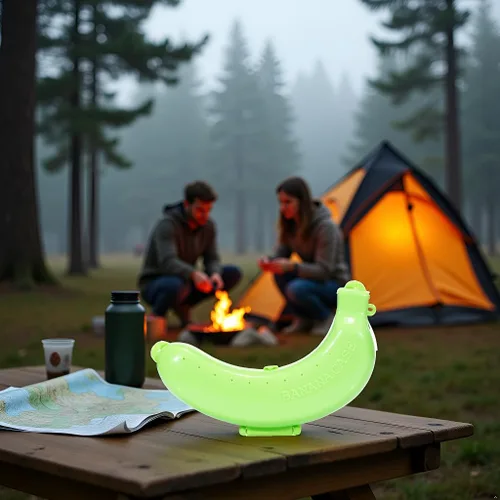 Miniatura 6 de Estuche de almacenamiento de plátanos sin BPA para viajes al aire libre, mantiene fresco y protector de plátanos, bonita caja de almacenamiento