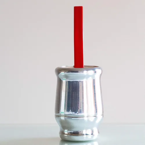 Miniatura 2 de Circle of Drink - Lexa Cup Yerba Mate Kit con Nativa Beso Bombilla (pajilla filtrada) - Taza mate de madera - Encastrada en metal - Estuche