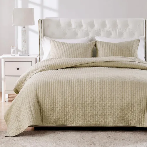 Miniatura 9 de Greenland Home - Juego de ropa de cama texturizada, 2 piezas, tamaño individual/XL, cosmo cambray