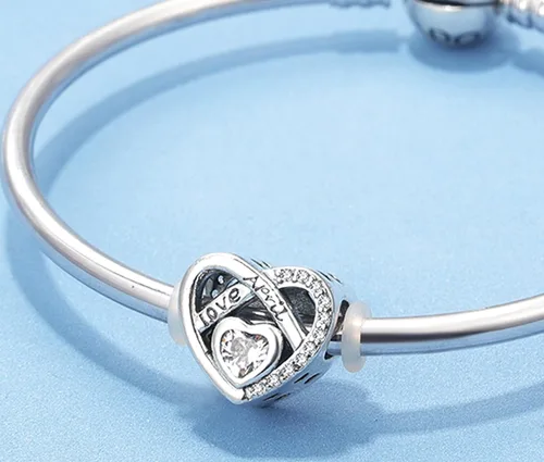 Miniatura 6 de Abalorio de piedra natal apto para pulseras Pandora, pulseras de alas de ángel para pulseras y collares, regalos de cumpleaños