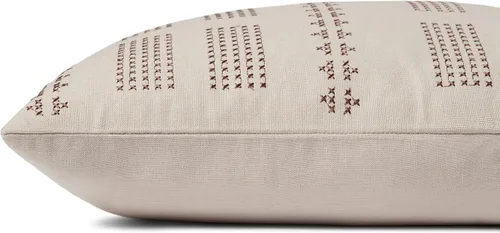Miniatura 2 de Loloi Jean Stoffer x Thomas Collection PJS0008 - Funda natural de 13 x 21 pulgadas con almohada de plumón