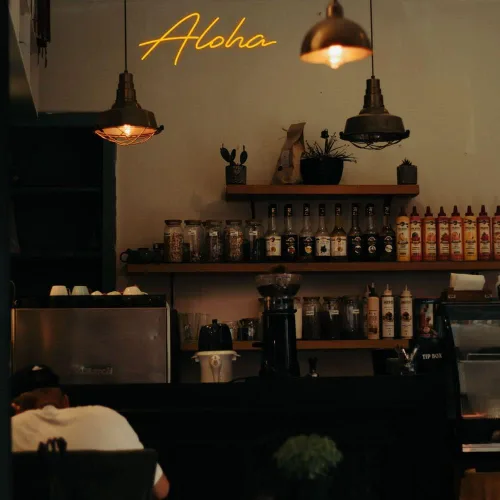 Miniatura 3 de Letrero de neón personalizado Aloha para decoración de pared, regalo de cumpleaños con luz de neón con cita, arte de pared, letreros de luz LED