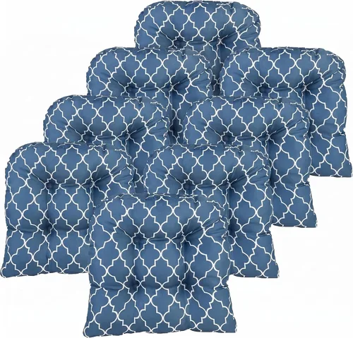 Miniatura 113 de Klear Vu Gripper Overstuffed - Cojines universales antideslizantes para silla de comedor para decoración de cocina o uso de oficina, almohadilla