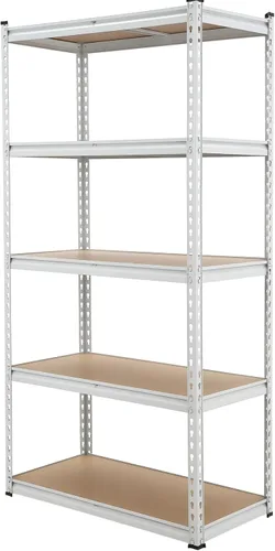 Miniatura 8 de GarveeHome Estantes de almacenamiento de garaje, estantes utilitarios de 5 niveles, estantes de almacenamiento ajustables, estantes industriales