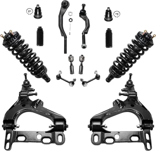 Miniatura 124 de Detroit Axle - Kit de suspensión frontal de 16 piezas para RWD Chrysler 300 Dodge Charger Challenger Magnum 6 brazos de control con rótulas 2