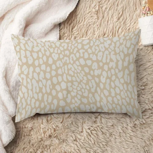 Miniatura 30 de ArogGeld Funda de almohada lumbar, estampado de guepardo verde, leopardo, estampado de leopardo, manchas de animales, almohada decorativa verde, A-17