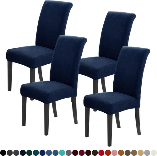 Miniatura 24 de Joccun Fundas para Sillas de Comedor Juego de 2, Fundas Elásticas para Sillas de Comedor Fundas para Sillas de Comedor Protector de Asiento, Funda