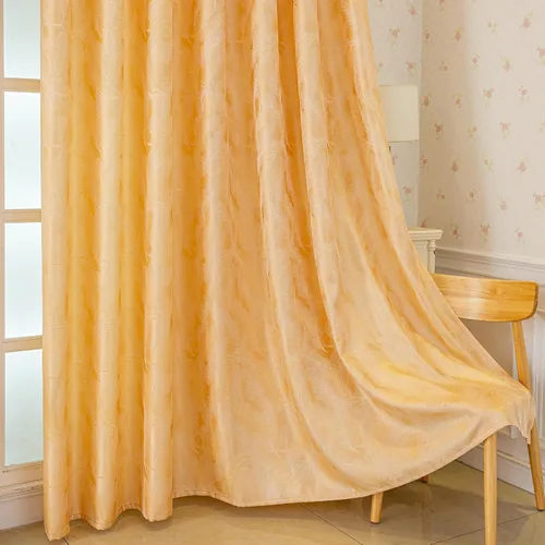 Semi-Blackout Feather Jacquard Curtains for Bedroom Living Room 98 Inches Long 2 Panels, Modern Home Decor, Room Darkening Thermal Insulated Grommet