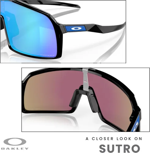 Miniatura 55 de Oakley Sutro OO9406 / OO9462 - Lentes de sol para hombre, kit de correa de accesorios, bolsa de microfibra