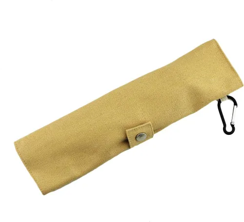 Miniatura 7 de Juego de cubiertos de viaje de acero inoxidable 18/10 con 7 cubertería portátil para camping, saludables y respetuosos con el medio ambiente