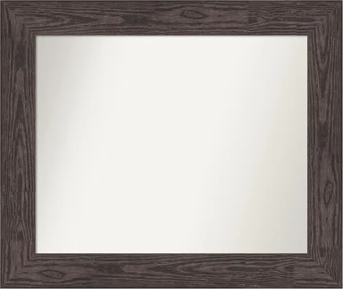 Miniatura 539 de Amanti Art Espejo personalizado, espejo de baño negro puente, espejo de pared o espejo de tocador de baño sobre el fregadero (26 x 26 pulgadas)
