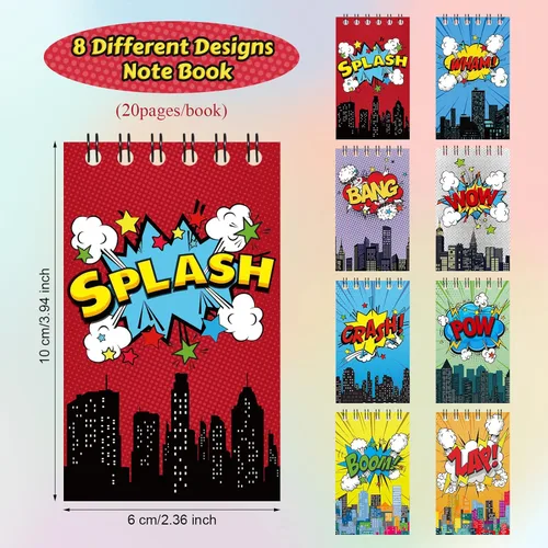 Miniatura 2 de Containlol Paquete de 24 mini cuadernos para fiestas, regalos de premios, rellenos de piñata, carnaval, bolsas de regalos, diario, bloc de notas